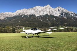 Landen auf Gras